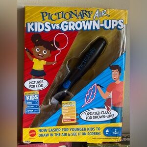 NEW Pictionary Air Kids Vs Grown-Ups Family Game Ages 6+ Players on 2 Teams